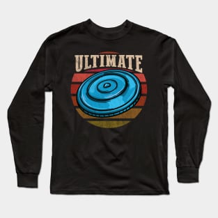 Vintage Retro Frolf Ultimate Frisbee Disc Golf T-shirt Long Sleeve T-Shirt